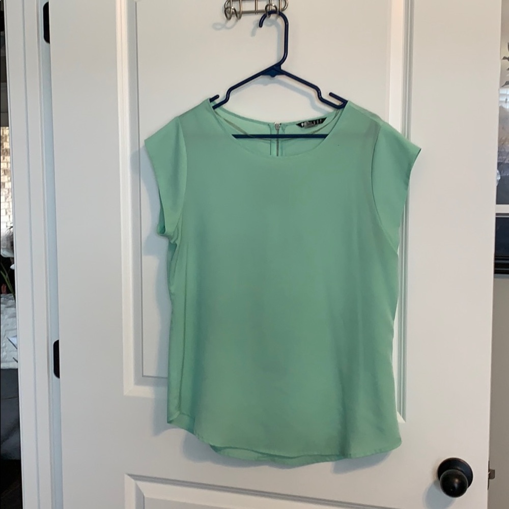 Mint T-shirt.